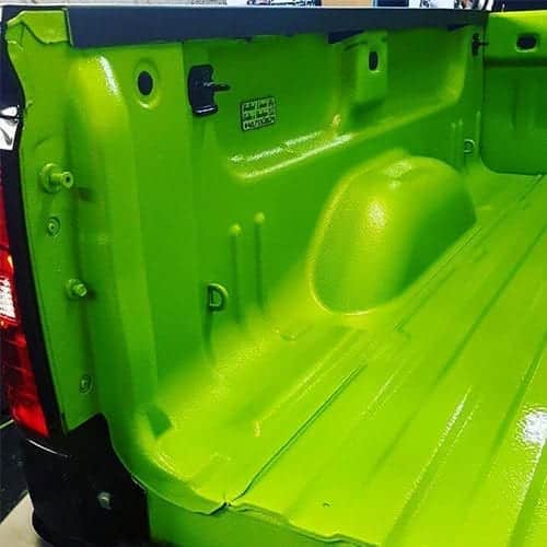 Bullet Liner Colour Preservation on Truck Bed
